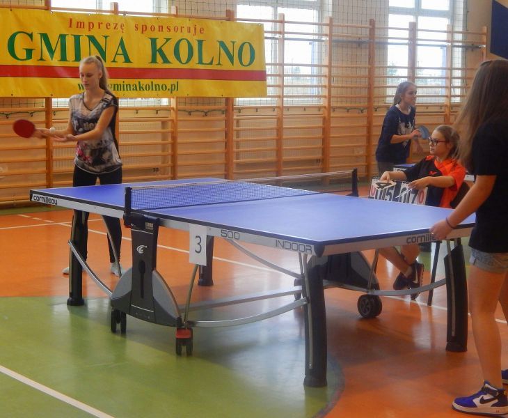 Powiatowa Gimnazjada w Drużynowym Tenisie Stołowym. Do rozgrywek zgłosiły się 4 drużyny dziewcząt i po raz pierwszy aż 7 drużyn chłopców