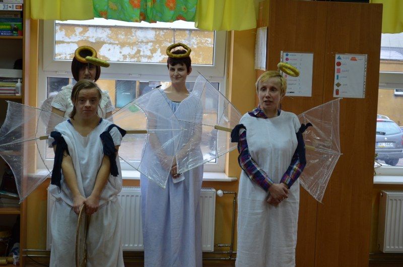 Jedna wielka rodzina. Spotkanie w siedzibie Warsztatów Terapii Zajęciowej w Kolnie
