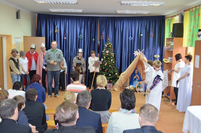 Jedna wielka rodzina. Spotkanie w siedzibie Warsztatów Terapii Zajęciowej w Kolnie