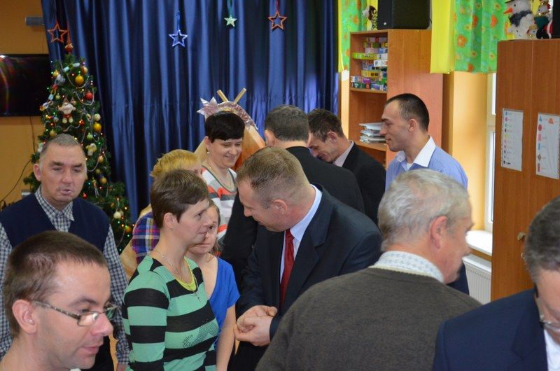 Jedna wielka rodzina. Spotkanie w siedzibie Warsztatów Terapii Zajęciowej w Kolnie