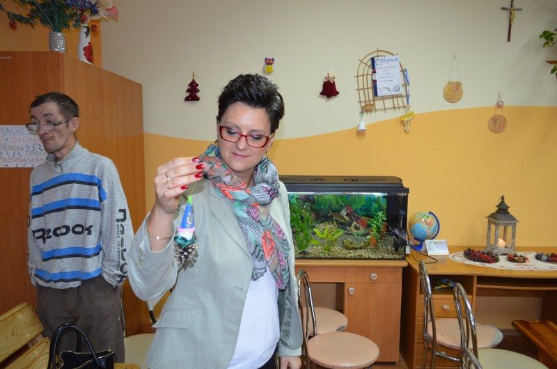 Jedna wielka rodzina. Spotkanie w siedzibie Warsztatów Terapii Zajęciowej w Kolnie