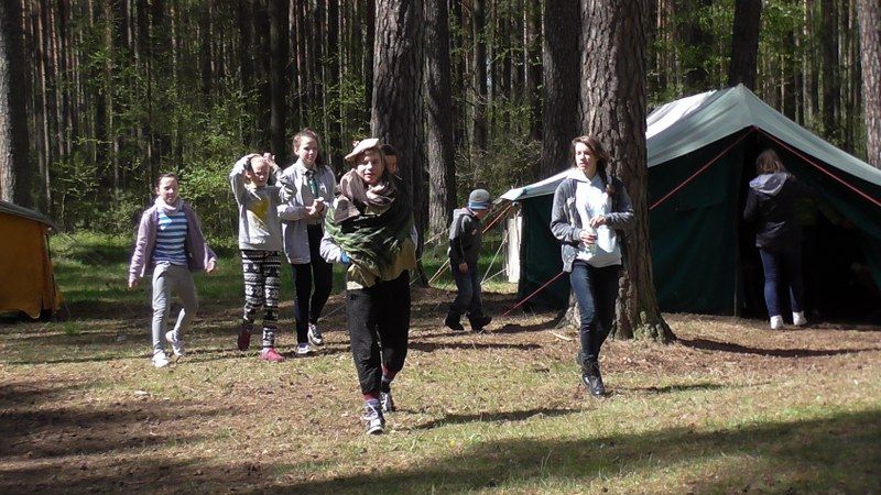 Harcerze ostatnie dwie noce spędzili w namiotach