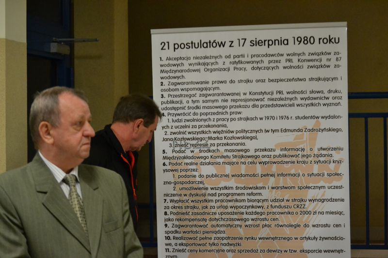Zobacz relację fotograficzną z kolneńskich obchodów 35. rocznicy powstania NSZZ Solidarność