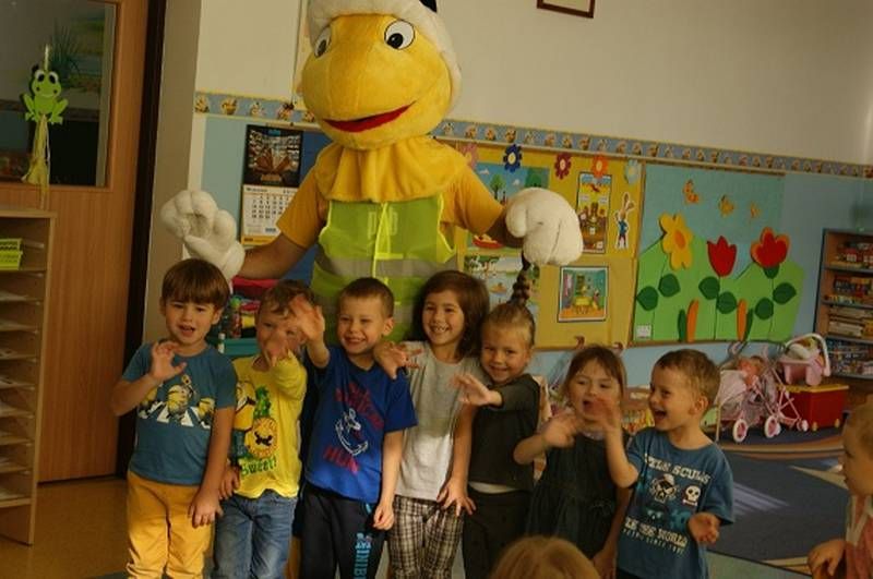 Dzieci zadowolone z akcji z Mrówką