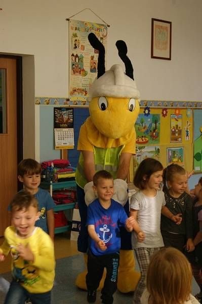 Dzieci zadowolone z akcji z Mrówką
