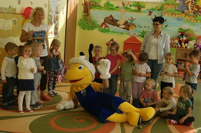 Dzieci zadowolone z akcji z Mrówką