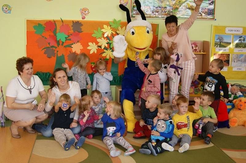 Dzieci zadowolone z akcji z Mrówką