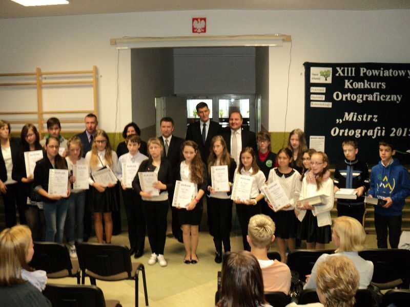 Powiatowy Mistrz Ortografii 2015