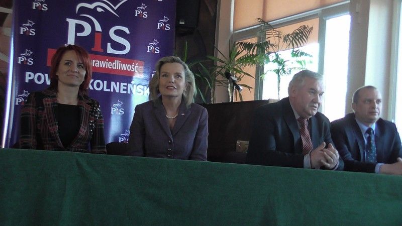 Anna Maria Anders w Kolnie. Bezpieczeństwo, infrastruktura drogowa i historia ? to priorytety kandydatki w wyborach do Senatu