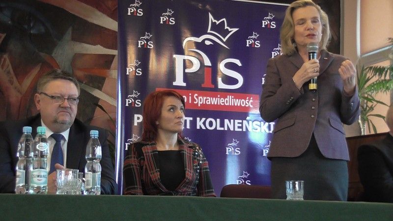 Anna Maria Anders w Kolnie. Bezpieczeństwo, infrastruktura drogowa i historia ? to priorytety kandydatki w wyborach do Senatu