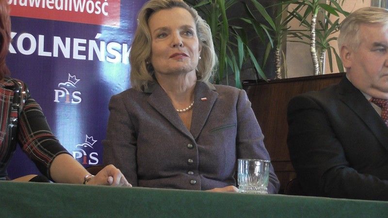 Anna Maria Anders w Kolnie. Bezpieczeństwo, infrastruktura drogowa i historia ? to priorytety kandydatki w wyborach do Senatu