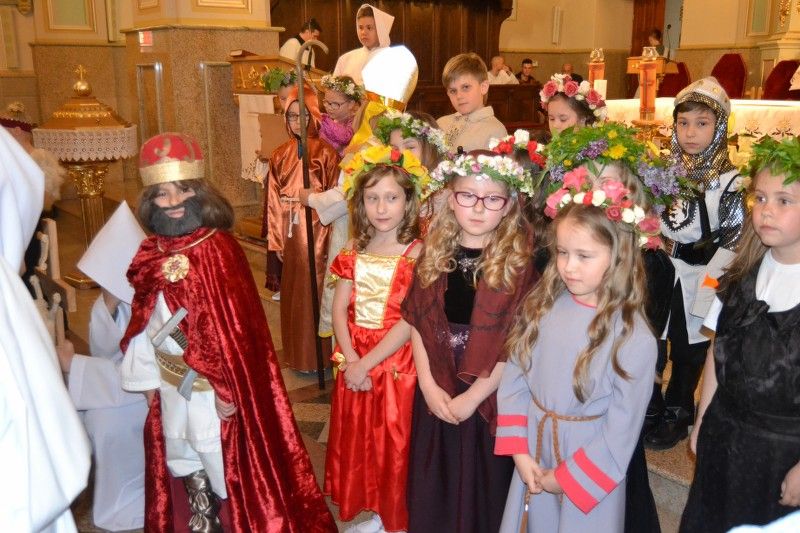 Chrzest Polski: Zobacz relację ze spektaklu w wykonaniu uczniów z Kolna
