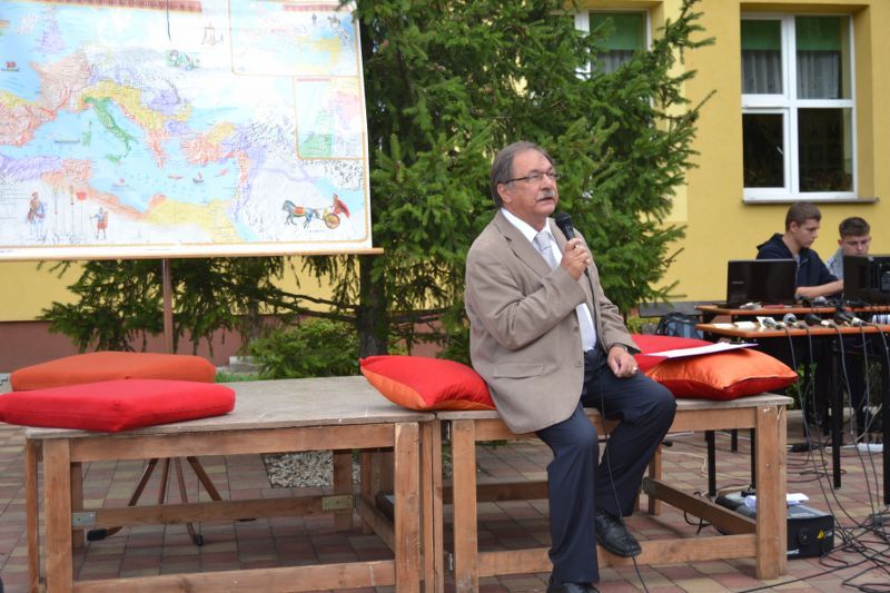 Wspólne czytanie ?Quo vadis? w Kolnie. Jak zwykle zachwycił Wiesław Boć