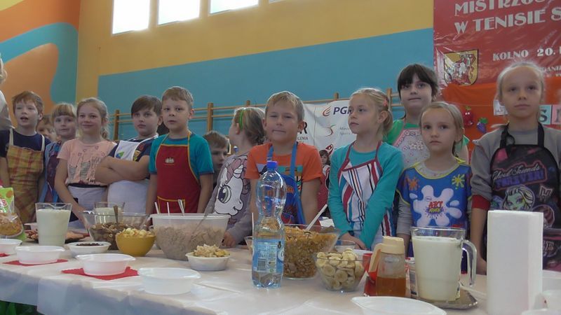 Dzieci przygotowują śniadanie. Było zdrowo i smacznie