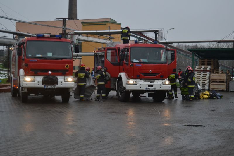 Wyciek amoniaku w kolneńskiej Mleczarni