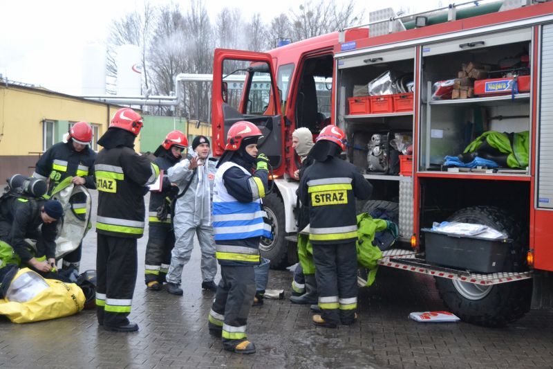 Wyciek amoniaku w kolneńskiej Mleczarni