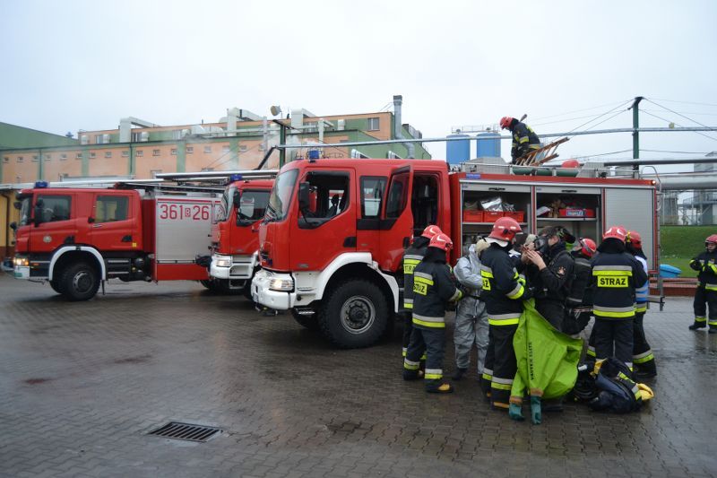 Wyciek amoniaku w kolneńskiej Mleczarni