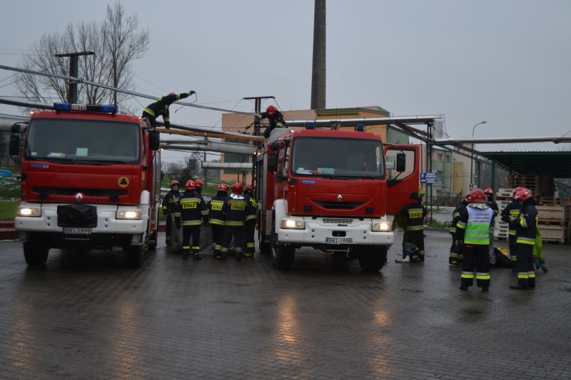 Wyciek amoniaku w kolneńskiej Mleczarni
