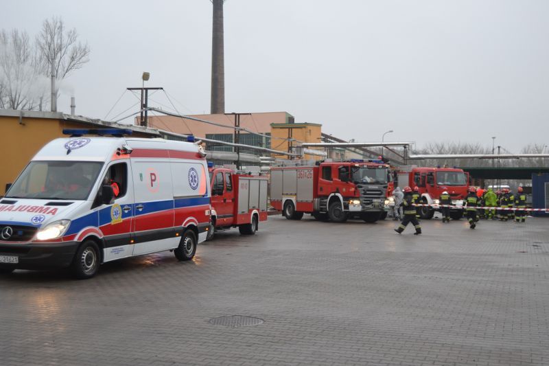 Wyciek amoniaku w kolneńskiej Mleczarni