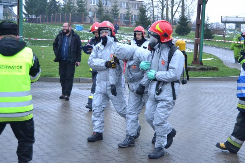 Wyciek amoniaku w kolneńskiej Mleczarni