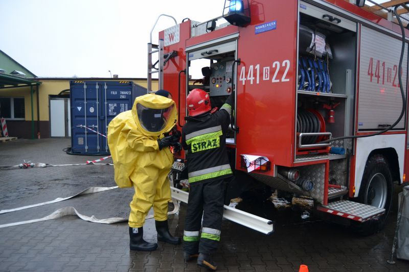 Wyciek amoniaku w kolneńskiej Mleczarni