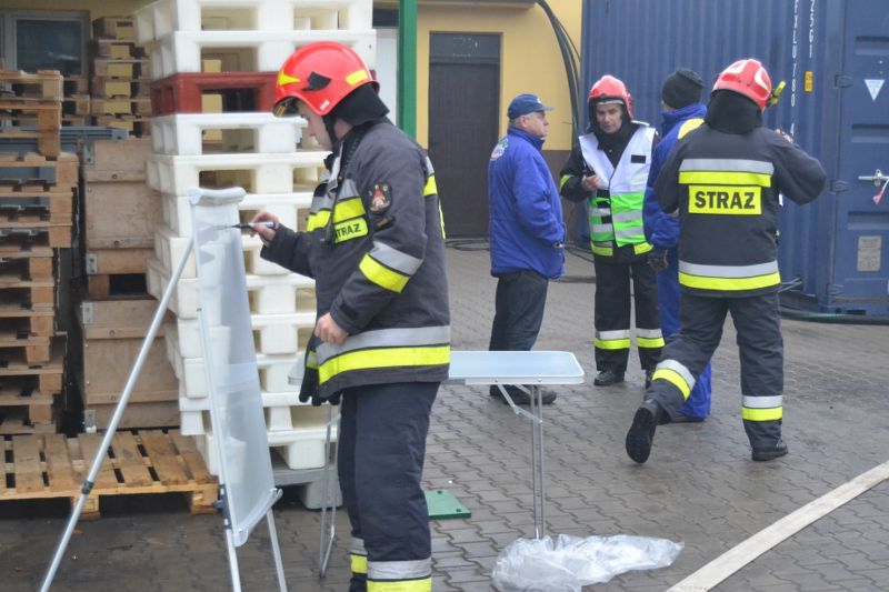 Wyciek amoniaku w kolneńskiej Mleczarni