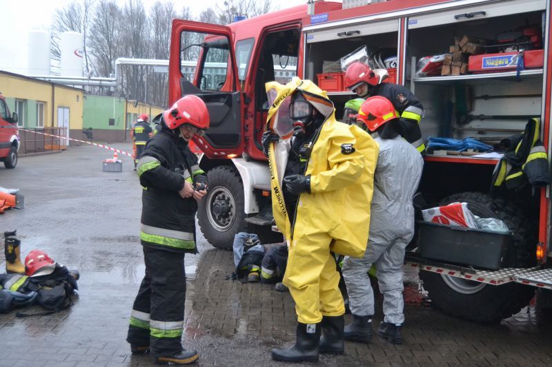 Wyciek amoniaku w kolneńskiej Mleczarni