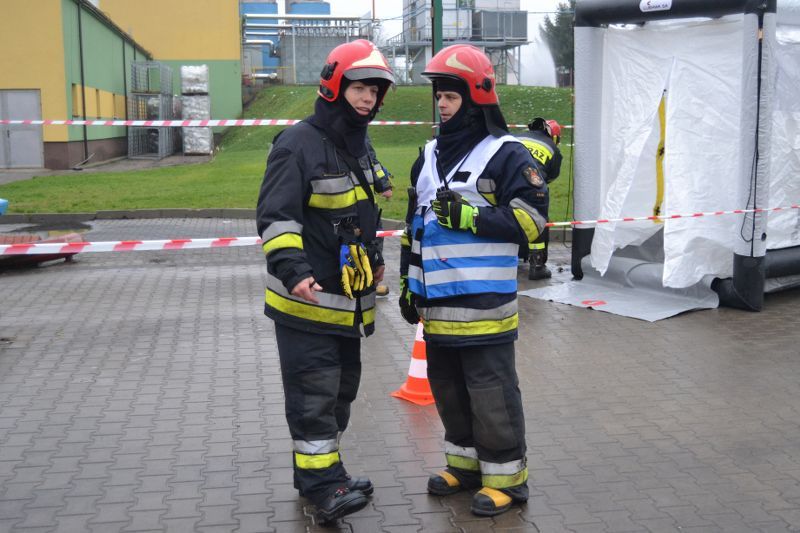 Wyciek amoniaku w kolneńskiej Mleczarni