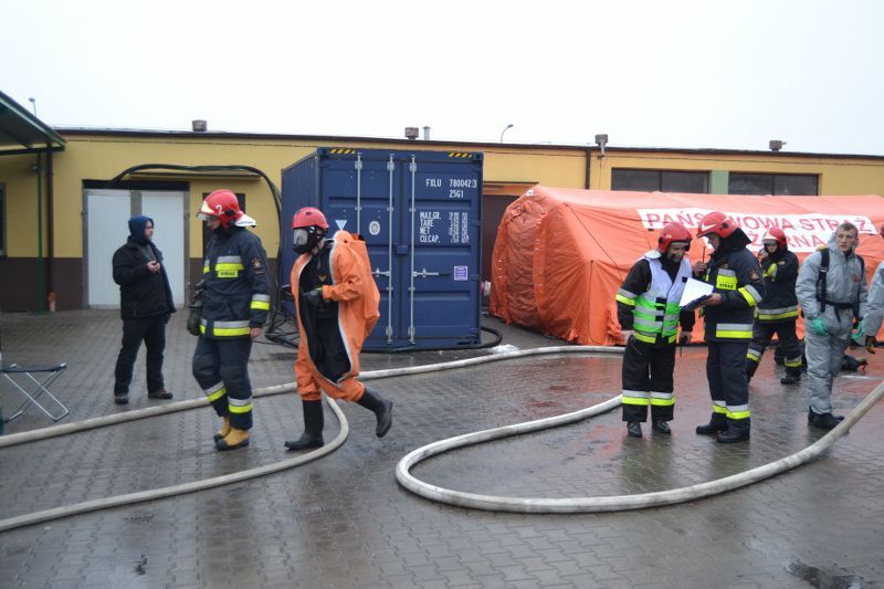 Wyciek amoniaku w kolneńskiej Mleczarni