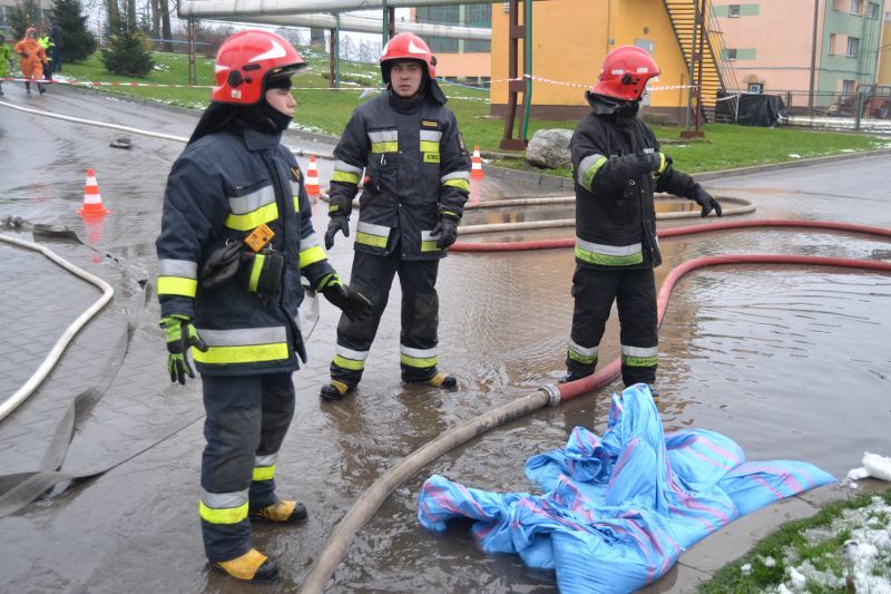 Wyciek amoniaku w kolneńskiej Mleczarni