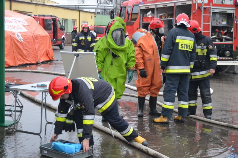 Wyciek amoniaku w kolneńskiej Mleczarni