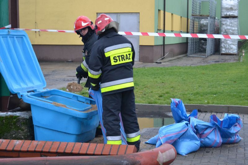 Wyciek amoniaku w kolneńskiej Mleczarni