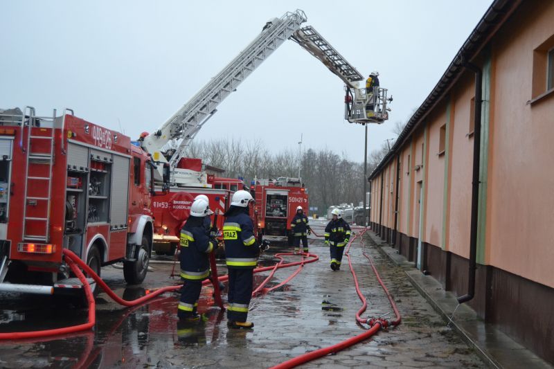 Wyciek amoniaku w kolneńskiej Mleczarni