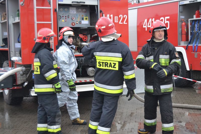 Wyciek amoniaku w kolneńskiej Mleczarni
