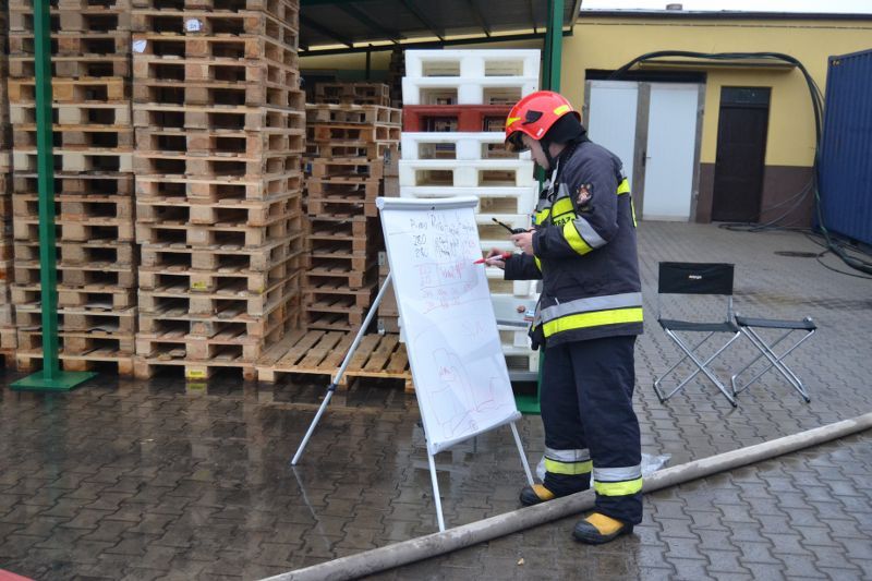 Wyciek amoniaku w kolneńskiej Mleczarni
