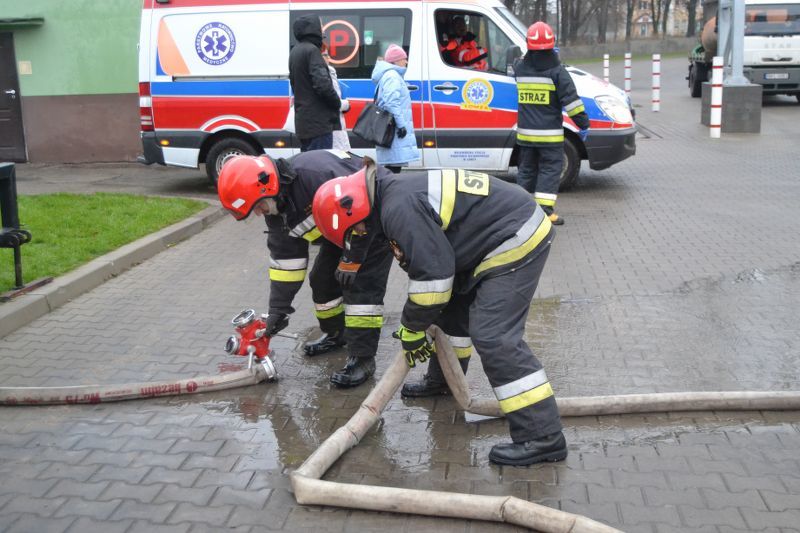 Wyciek amoniaku w kolneńskiej Mleczarni