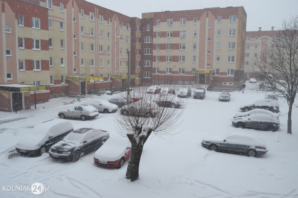 Atak zimy w Kolnie