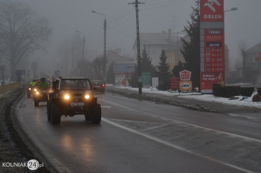 Przejazd samochodów terenowych przez Kolno