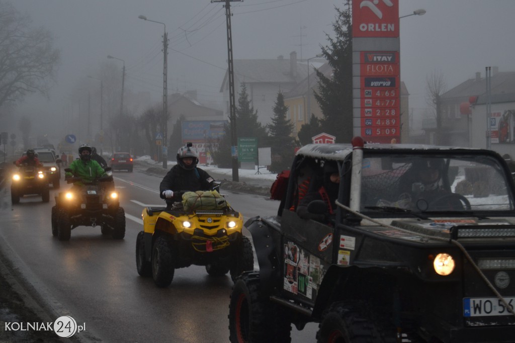 Przejazd samochodów terenowych przez Kolno
