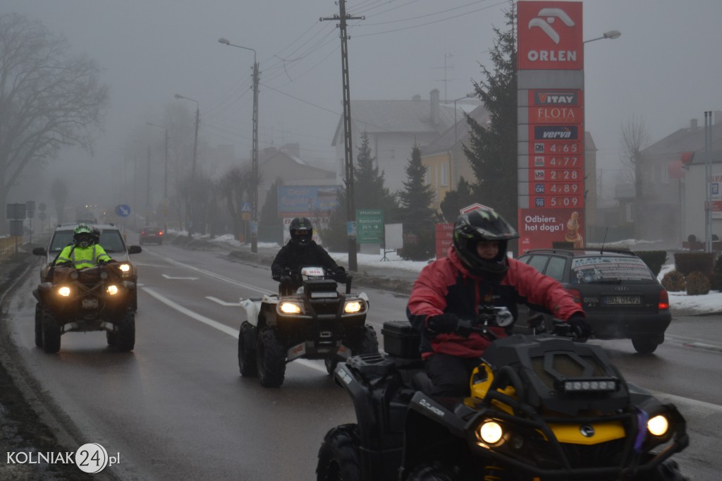 Przejazd samochodów terenowych przez Kolno