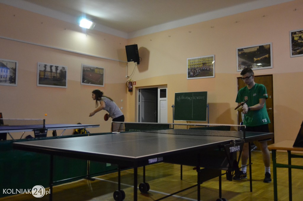 Turniej tenisa stołowego w Ogólniaku