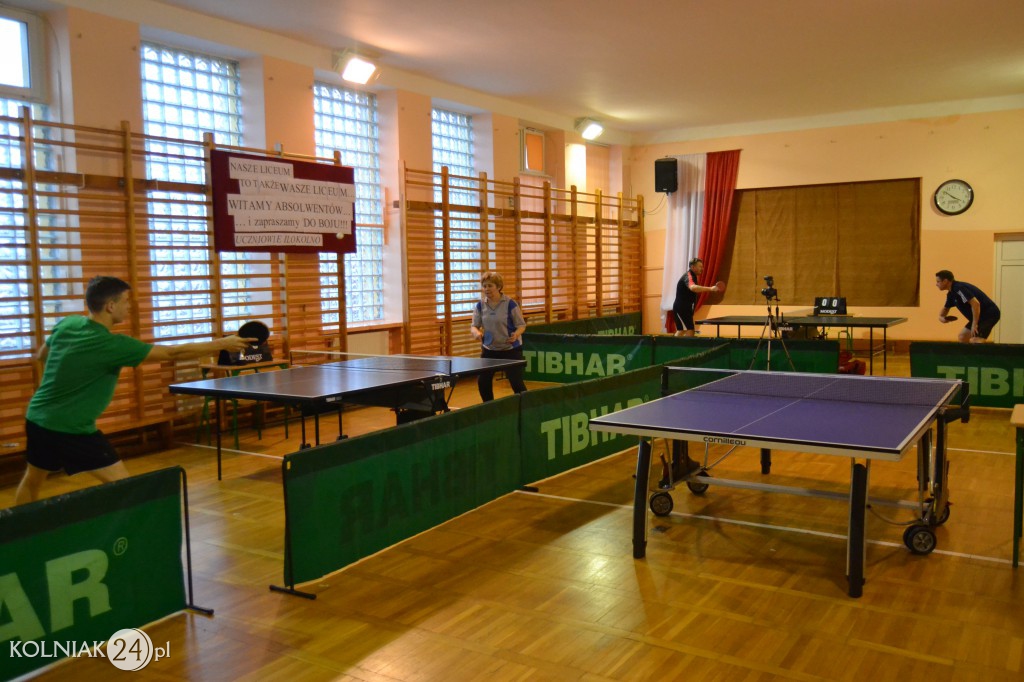 Turniej tenisa stołowego w Ogólniaku