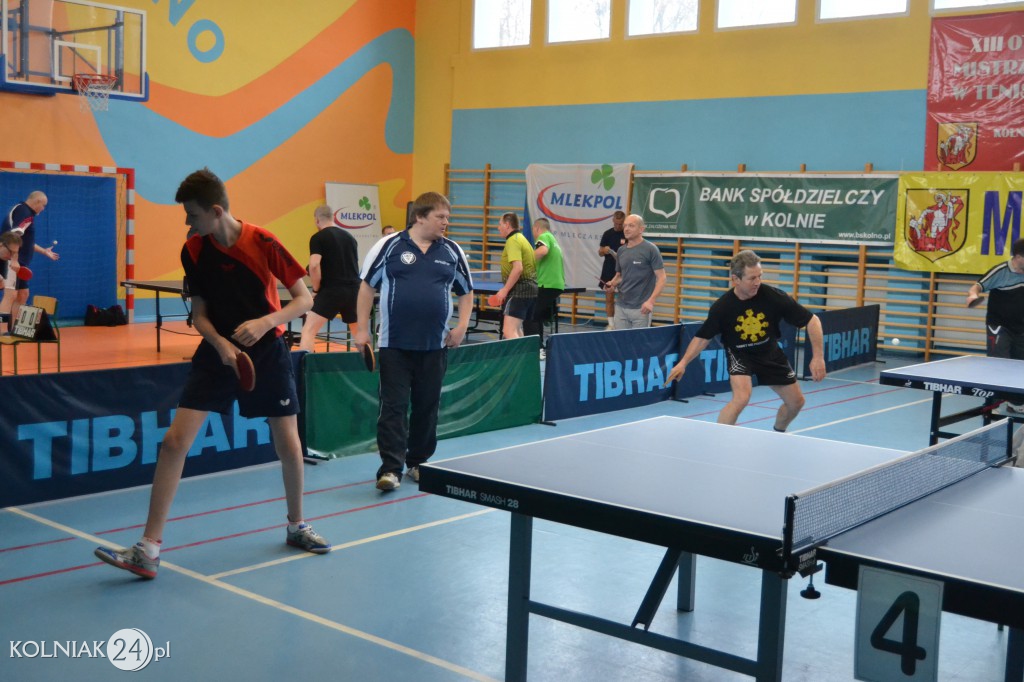 XIII Otwarte Mistrzostwa Kolna w Tenisie Stołowym