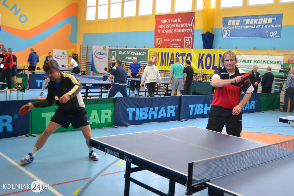 XIII Otwarte Mistrzostwa Kolna w Tenisie Stołowym