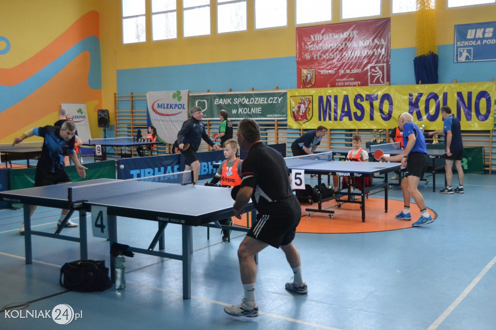 XIII Otwarte Mistrzostwa Kolna w Tenisie Stołowym