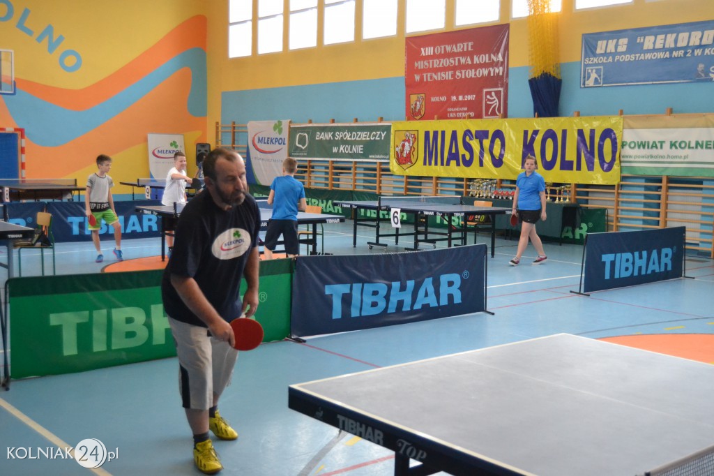 XIII Otwarte Mistrzostwa Kolna w Tenisie Stołowym