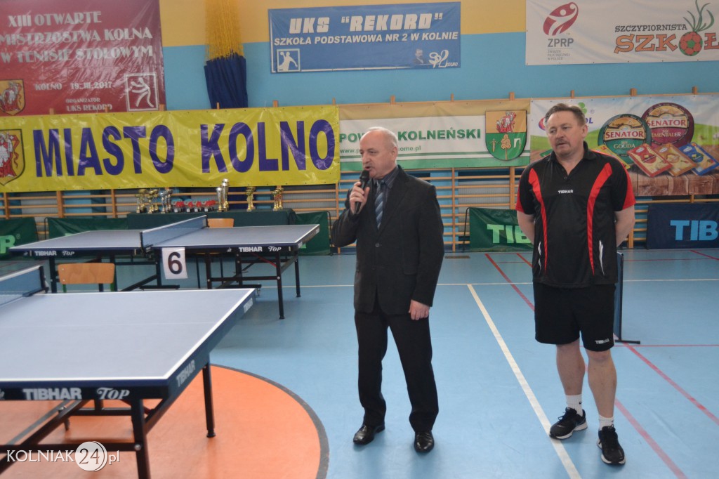 XIII Otwarte Mistrzostwa Kolna w Tenisie Stołowym