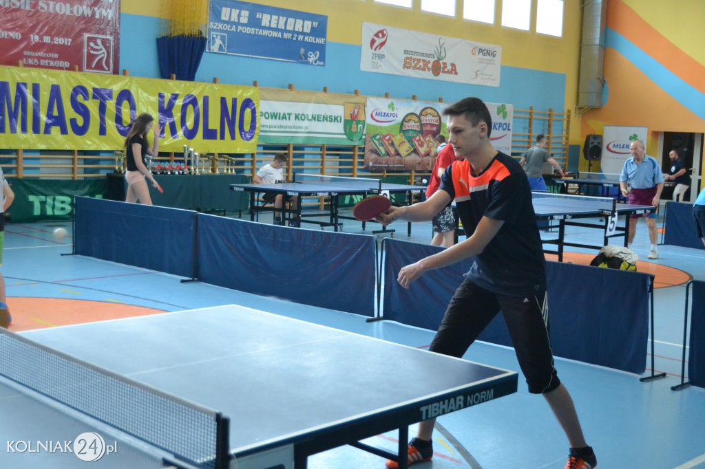 XIII Otwarte Mistrzostwa Kolna w Tenisie Stołowym