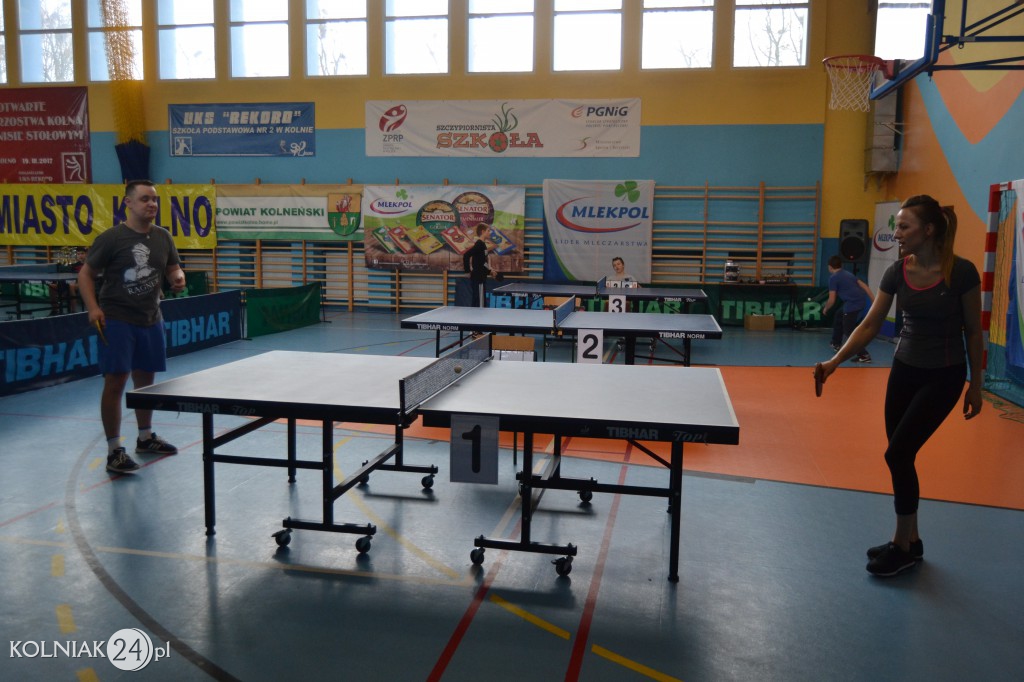 XIII Otwarte Mistrzostwa Kolna w Tenisie Stołowym