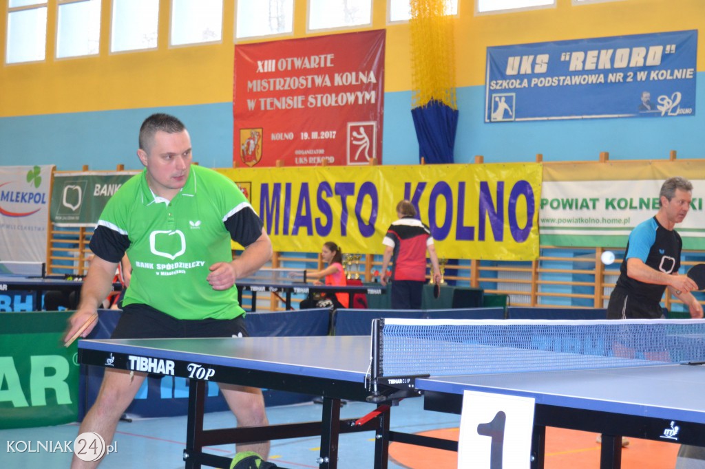 XIII Otwarte Mistrzostwa Kolna w Tenisie Stołowym